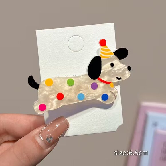 💲2⃣▶▶Cute Animal Hair Clips Set - Picture 2 of 2